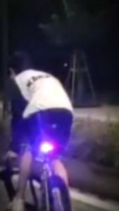 Đèn hậu xe đạp đèn hậu nháy 5 chế độ cảnh sát 15lumens