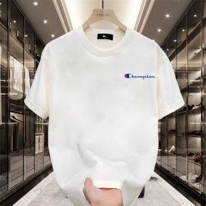 Heavyweight Summer American Style Mens T-Shirt Loose Fit Short Sleeve Pure Cotton Trendy Brand Breathable Casual Top