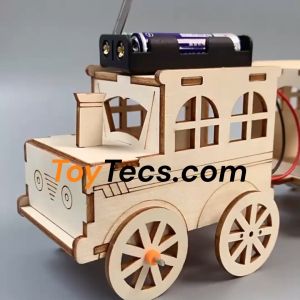 DIY ไม้การทดลองวิทยาศาสตร์ของเล่นเด็ก: การเรียนรู้เพิ่มขึ้น ตัวต่อไม้ 3มิติ, รถไฟโดยสาร สำหรับเล่นเด็กที่กำลังดูแล และตั้งค่าไม้ให้ดี