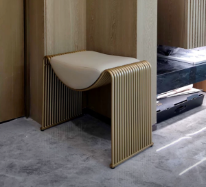 Modern Luxury Tea Chair Home Office Dining Chair with Armrest Backrest Stainless Steel Frame Leather Seat Soft Padded Cushion