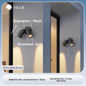 VINCAN | Waterproof Outdoor Rotating Wall Light