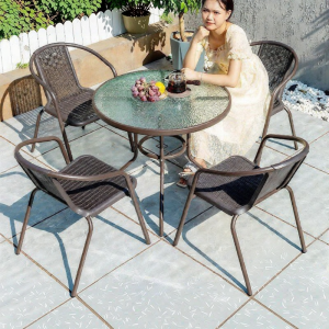 Outdoor Wicker Chair Garden Set