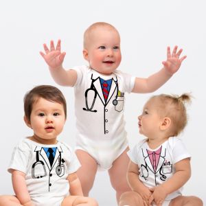 Baby Onesies PH Doctor Career Baby Onesie 0-12 months Newborn Baby Boy Girl Profession Monthly Bodysuit