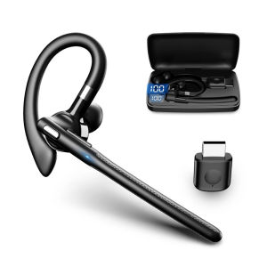 Wireless Headphones With Dual Microphone Bluetooth Earphone ENC Noise Cancelling Hands-free Headset Busines Auriculares Driving