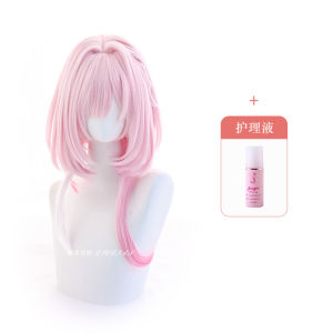 DURIAN MANSION Cosplay Wig Pre-Styled Hair Top with Braid Ready-To-Wear Synthetic Hair Accessory for Anime And Gaming Conventions