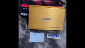 เพาเวอร์แอมป์ คลาสDขับซับ แบรนด์ GRATIA รุ่น GT-77NEW กำลังขับสูงสุด 2500W 1CH สีทอง เบสแรงแน่นๆ จุกอก ลอยไกล ขับดอกซับ10-12นิ้ว 220ได้สบาย
