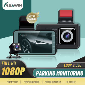 Asawin S32 Car Dvr For Car Camera 1080P Front And Rear 4 Inch IPS Dual Lens Dashcam Night Vision multi-lingual