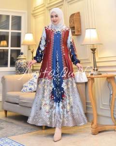 Gamis Silk Premium Grade A Gamis Muslim Terbaru Gamis Pengajian dan Kondangan Mewah Gamis Mewah