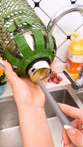 SIKAT CANGKIR SILIKON PEMBERSIH KACA / ALAT PEMBERSIH DAPUR PEGANGAN PANJANG BOTOL MINUM GELAS