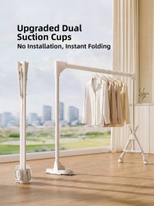 BIREN | Folding and Telescopic Indoor Multi-functional Clothes Drying Rack