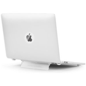 Hidden Foldable Stand Matte Clear Laptop Case for Macbook Air 13.6 M4 15 M3 Mac Book Pro 13 M1 M2 14 16 Neo 2026 Sleeve Cover