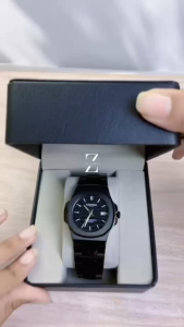 Gaviten Jam Tangan Pria Gaviten GV 107 Full Black Original Garansi Resmi 1 Tahun - Stainless Steel