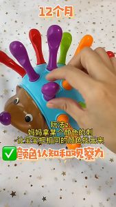 SKISOPGO Hedgehog Toy Montessori Toys Sensory Learning Concentration Training Sensory Toys