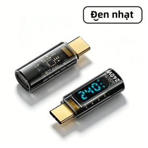 Bộ Chuyển Đổi NNBILI 240W USB4 5A Có Màn Hình Kỹ Thuật Số Type C Sang Type C OTG Để Truyền Video 8K 60Hz Tương Thích Với iPhone Samsung Máy Tính Bảng Máy Tính Xách Tay