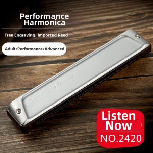 Customizable Special Minor Tuning 12-tone Complete Tremolo Harmonica 24 Holes