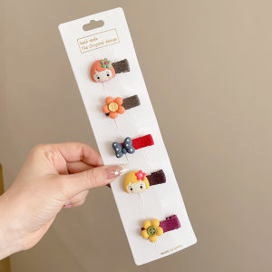 Baby Hair Clips Cartoon Hair Patch Does Not Hurt Hair Cute Baby Small Size Pretty Girl Children Princess Cute Cartoon Headdress