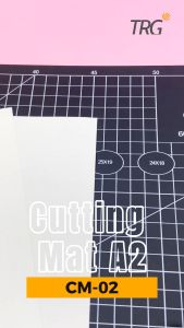 TRG Black Cutting Mat Alas Potong A2 CM-02 - Cuting Matt Hitam TRG