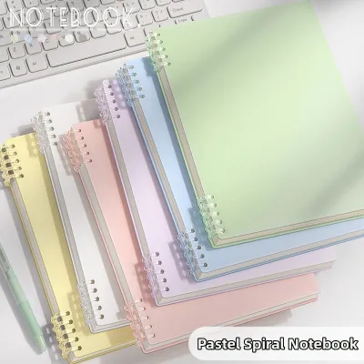 Elegant Soft Toned Square Grid Loose-leaf Notebook A5