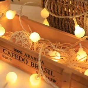 Christmas Fairy String Light For Xmas Tree Decoration Snowflake Star Warm White Lamp 5Ft/1.5meter 10 LED Battery Operated for Indoor Outdoor Decors