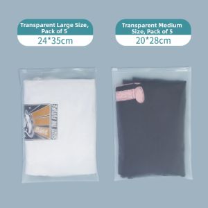Transparent Durable Zippered Travel Organizer