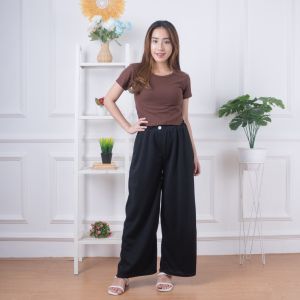 Celana Kulot Bahan Crepe & Desain Dobby: Tips Memilih dan Mengenakannya