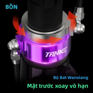 Bộ Truyền Động Dầu Xoay Vô Hạn TANKE MTB 360 °   Tay Lái Xe Đạp Xoay Được Dành Cho Biểu Diễn Mạo Hiểm Địa Hình AM/XC Hợp Kim Nhôm