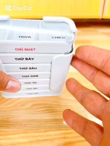 Hộp đựng thuốc hộp chia thuốc 7 ngày 7 tầng đa năng vinasu 275
