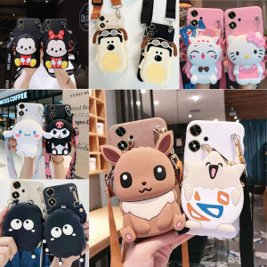 Cute Cartoon Protective Shell for Honor Play 50 Phone Case Womens Wallet Backpack Anti-Fall Soft TPU Cover Compatible with 5G