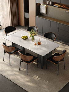 FPS FANPOSEN | New White Crystal Luxury Italian Rectangular Dining Table