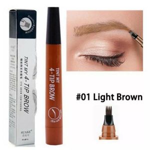 Suake Pensil alis Tint My 4 Tip Brow Microblading Eyebrow Tattoo Pen
