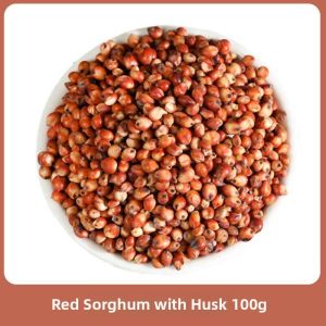 With Hull Red Sorghum Rice Grains