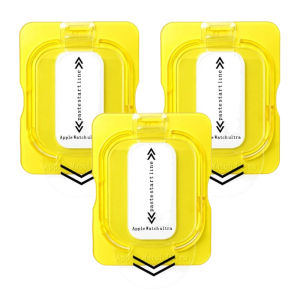 3Pcs For Apple Watch Ultra Series Tempered Glass Film with Dust Free Chamber Applicator Bubble Free Smooth Touch Anti Scratch