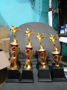Piala Lomba Juara 1 2 3 4 (PENCAK SILAT BODY MERAH RASER) "costum" FREE STICKER (BOLEH satuan)TERMASUK SETICKER DAN FREE DESIGN
