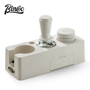 BINCOO ชุดที่อัดกาแฟชงกาแฟแบบฐานกดผงค้อนที่อัดแป้งแบบพกพาขนาด51มม./58มม. ชุดกดสิวชงกาแฟ