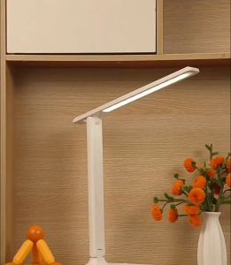 YOWXII Desk lamp Chargeable Lamp 3 Color Stepless Dimmable table Desk Touch Foldable Table Lamp Bedside Reading Eye Protection Night Light USB Chargeable