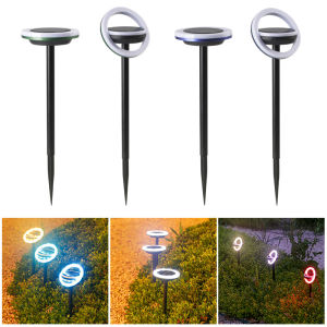 JeeYee Solar Outdoor Lights Courtyard Floor Mounted Lights Household Garden Atmosphere Waterproof Landscape Layout Villa Decoration Lawn Lights