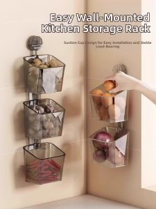 Zhifan | Wall Mounted Garlic and Ginger Organizer