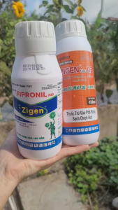 [VTNN TIEN KHOA] (Giao ngẫu nhiên nhãn FIPRONIL hoặc nhãn A3) ZIGEN 15SC chai 450ml trừ sâu vẽ bùa sâu cuốn lá nhện ruồi rệp sáp rầy mềm trên các loại cây trồng hiệu quả cao