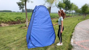 READY TaffSPORT Tenda Toilet wc Lipat Portable camping darurat outdoor Potty Automatic Open AT6516