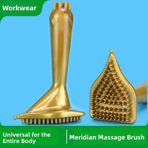Universal Meridian Brush Massage Essential Oil Body Care Beauty Salon Tool Triangle Body Unblocking Gua Sha Instrument