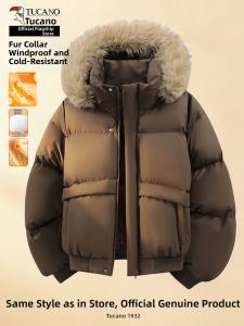 TUCANO | Hooded Detachable Thick Warm Winter Mens Cotton Coat