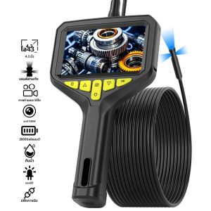 กล้องส่องทางไกลแบบใช้มือถือ 4.3 Screen กล้องออโต้โฟกัส HD1080P Single Dual Triple รถตรวจสอบ Borescope แบตเตอรี่แบบถอดได้ถ่ายภาพ