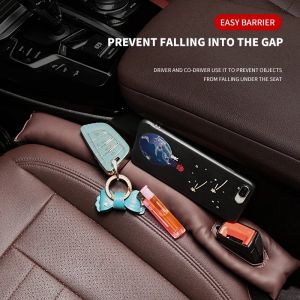 2PCS Car SeatGap Filler PU Leather SoftSide Seam Plug Leak-Proof Filling Strip Car Accessories Interior Universal Car Decoration
