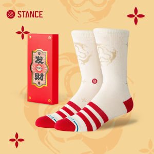 Stance | Vớ Mid-calf Chúc Bình An Mệnh Duyên Năm Mới Màu Đỏ 1 Đôi