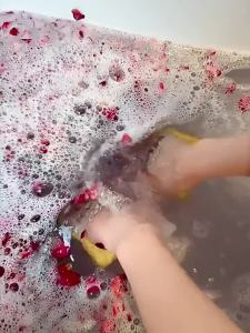 MAOMAOYU | Exfoliating Soap Pouch Bath Sponge