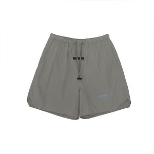 FOG MIKI Essentials Mens Casual Nylon Reflective Shorts High Street Style Spring Summer Straight Leg Pocket Pants