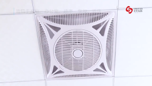 【Ship Today】Recessed High Power Ceiling Fan Remote Control Concealed Inverter Circulating Fan Three Speed Plasterboard Concealed Wall Mounted Electric Fan
