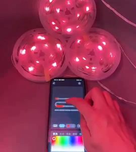 Mạch điều khiển đèn led 5V-3 cực kèm remote điều khiển qua App smartphone bluetooth