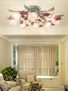 MEIYUAN | Flower Design Iron LED Ceiling Light