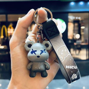 พวงกุญแจพวงกุญแจรถยนต์หมีเปลี่ยนสีได้พวงกุญแจการ์ตูนหมี